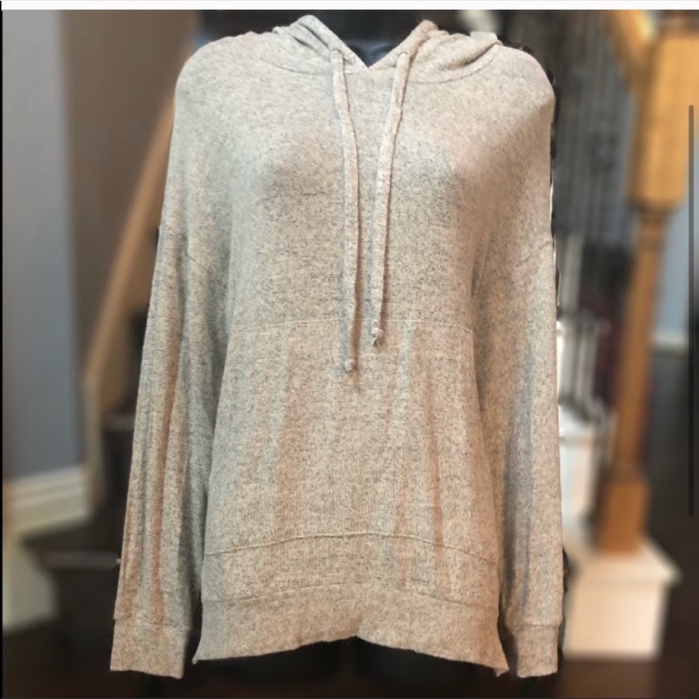 Hoodie Oatmeal Color Super Soft Size Small